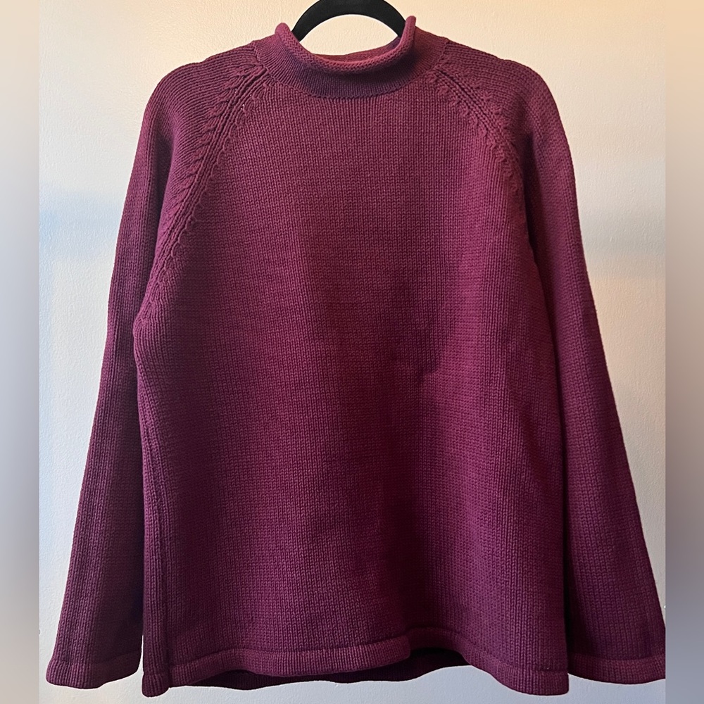 J. Crew Women's Sweater in Rich Burgundy
